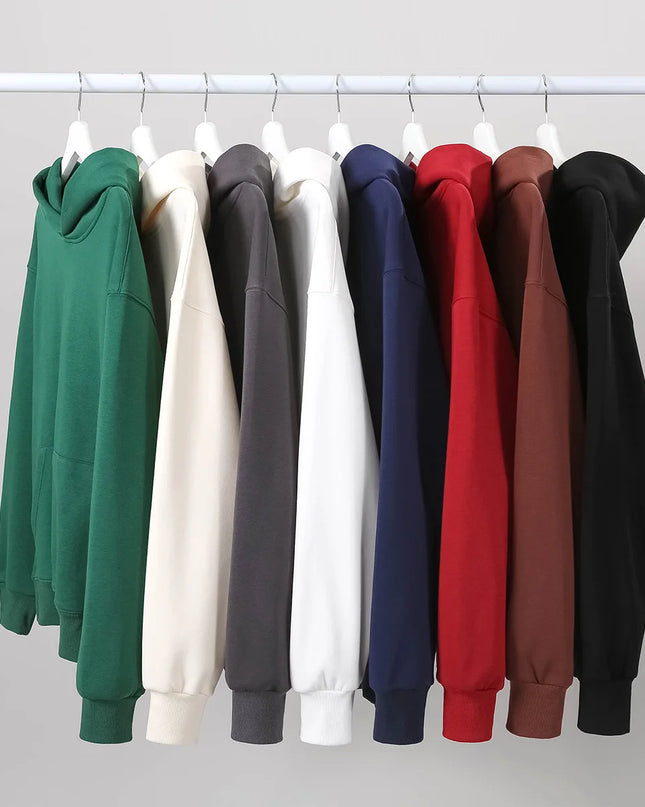 480gsm Heavyweight Cotton & Velvet Hoodie