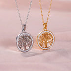 Skyrim Tree of Life Zircon Pendant Necklace-HighTouch