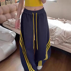 Vintage Wide-Leg Sweatpants – Loose-Fit Casual Trousers for Men-HighTouch