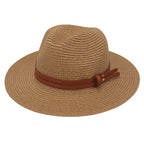 Breathable Straw Panama Sun Hat-HighTouch