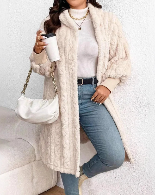 Vest van koraalvliesstof in grote maten