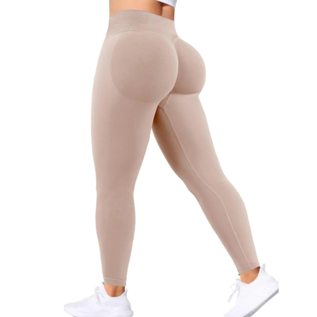 Women’s High-Waisted Seamless Hip-Lifting Yoga Leggings – Summer Fast-Dry Fit-HighTouch