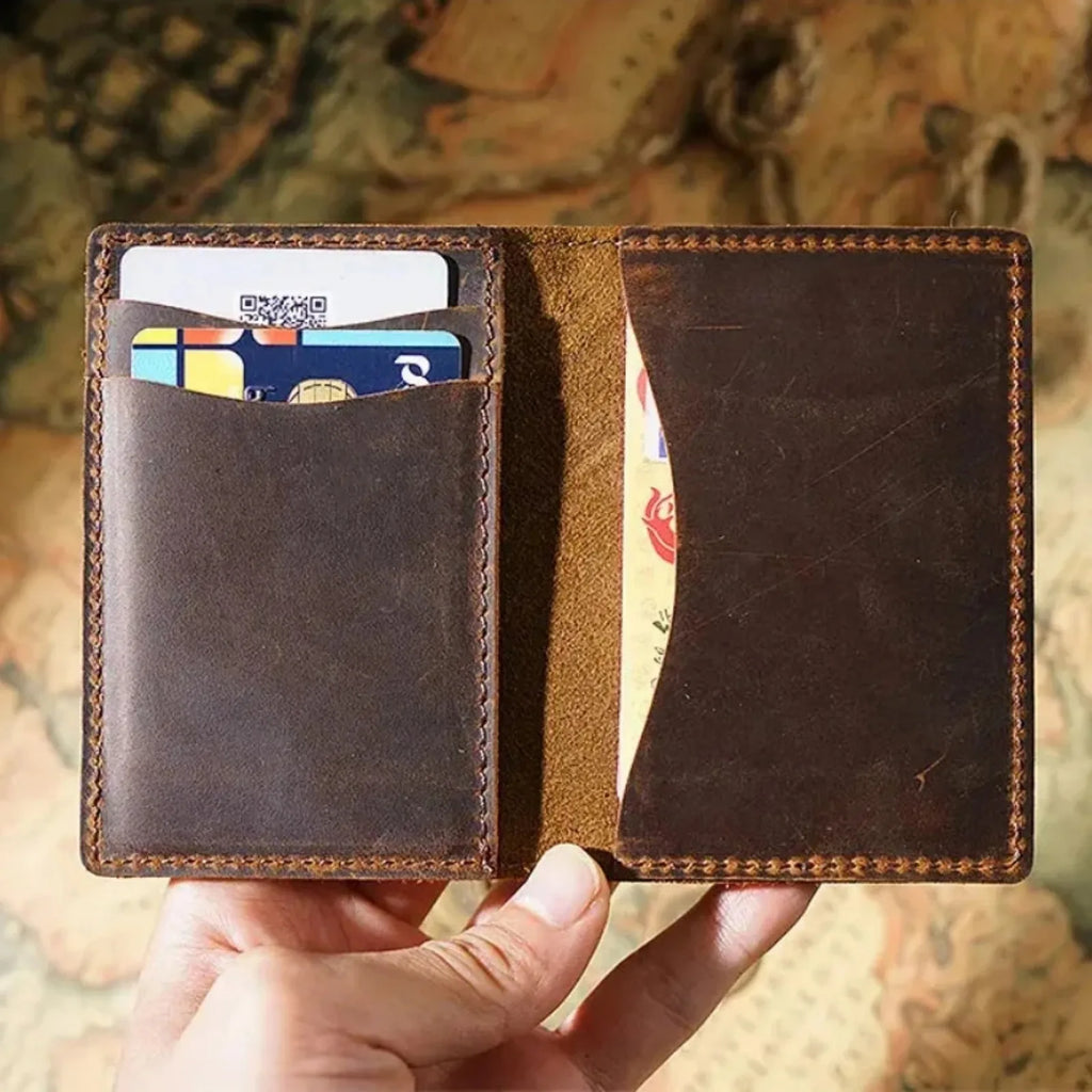 Slim Leather Bifold Wallet