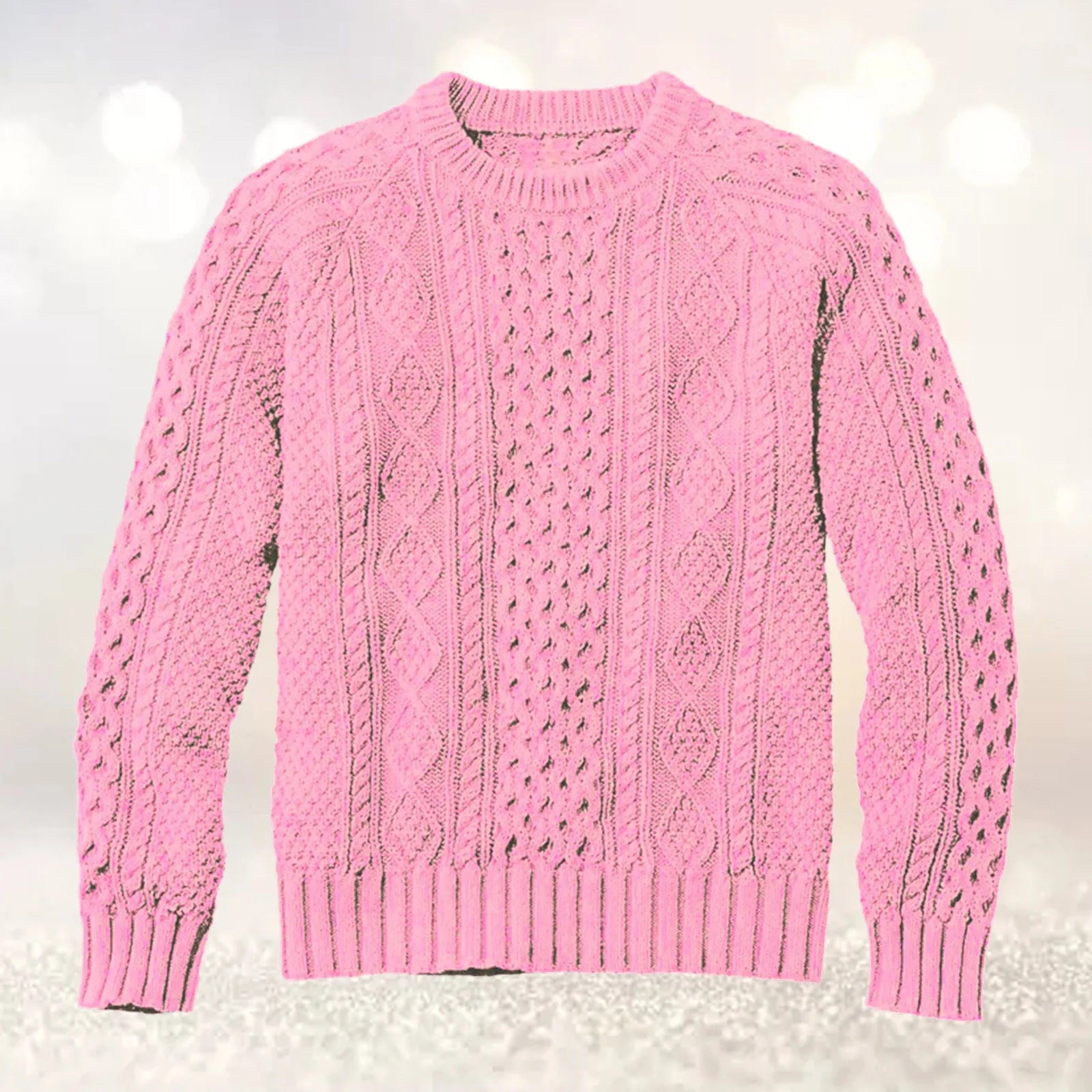 Men's Thick Woolen Knit Sweater