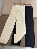 100% Wool Hooded Knit Set-HighTouch