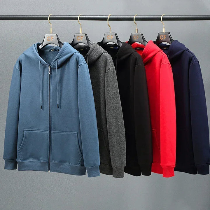 Big & Tall Zip-Up Hoodie Men-HighTouch