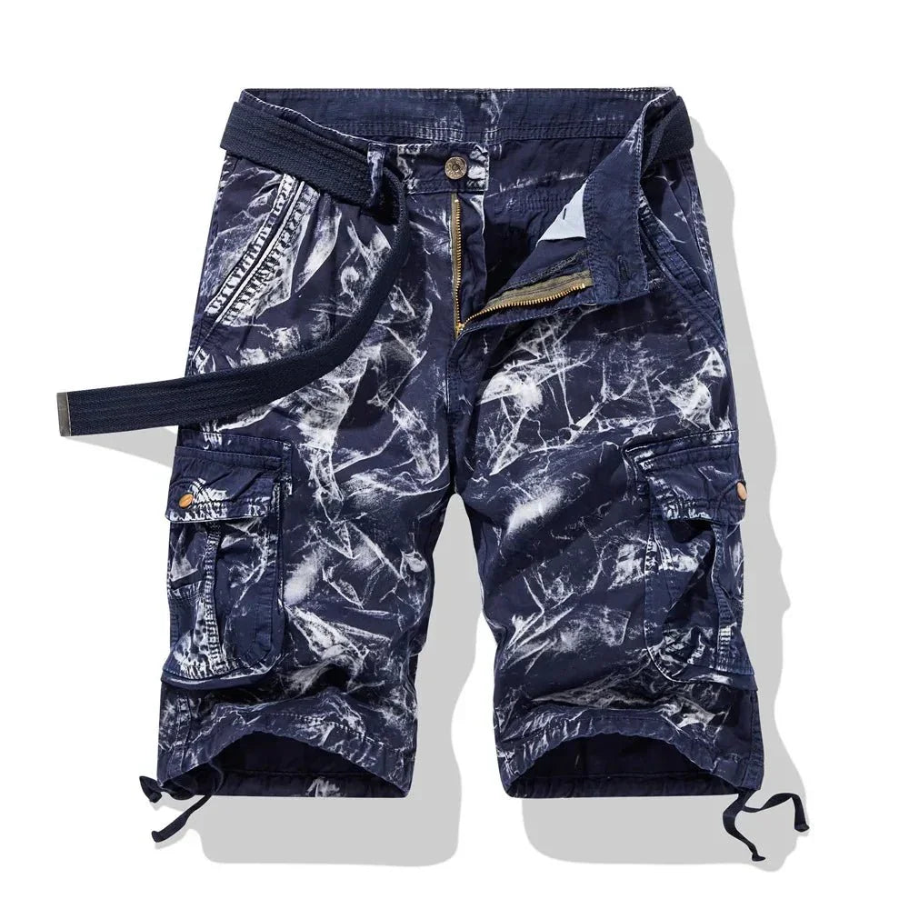 Men's Origin Camo Cargo Shorts - Casual Tactical Utility Shorts