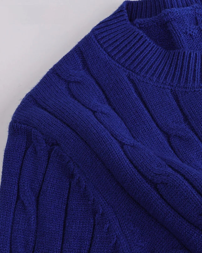 Bear Print Cashmere Pullover