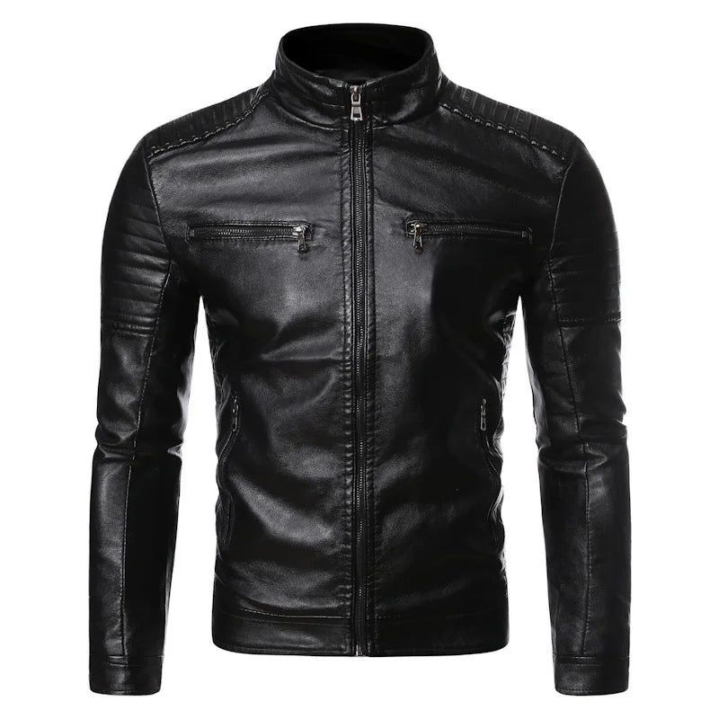 Men’s PU Motorcycle Jacket-HighTouch
