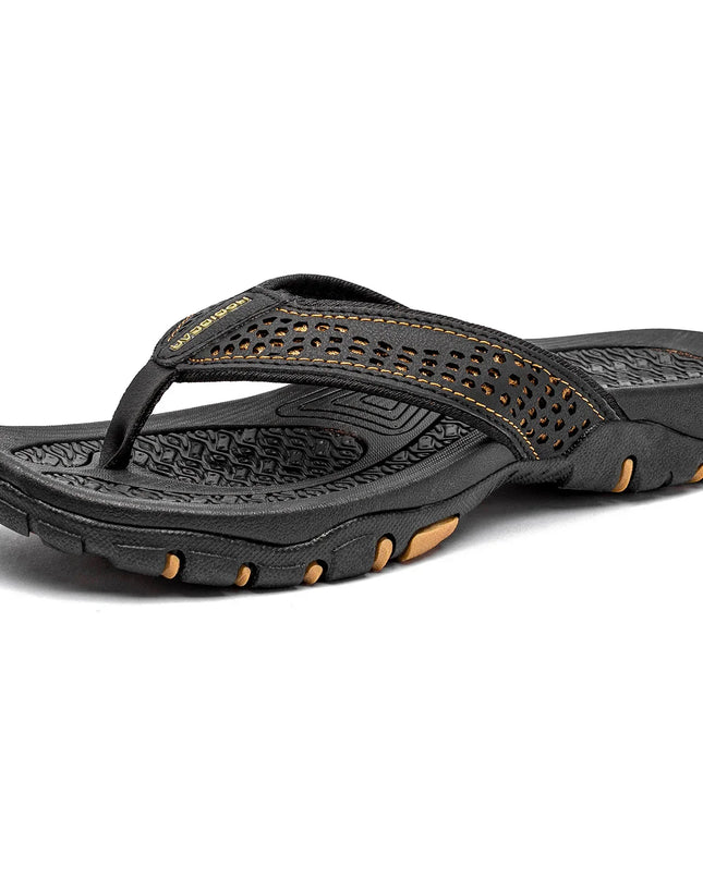 Men’s Non-Slip Rubber Flip Flops – Lightweight & Quick-Dry Comfort