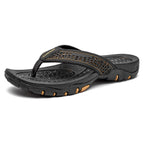 Men’s Non-Slip Rubber Flip Flops – Lightweight & Quick-Dry Comfort-HighTouch