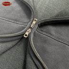 Unisex Heavy-Fleece Zip Hoodie 370 GSM | Retro Batik Wash-HighTouch