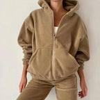 Women’s Fleece Tracksuit Set-HighTouch