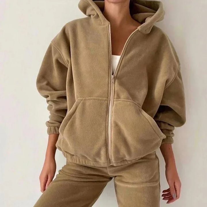 Women’s Fleece Tracksuit Set-HighTouch