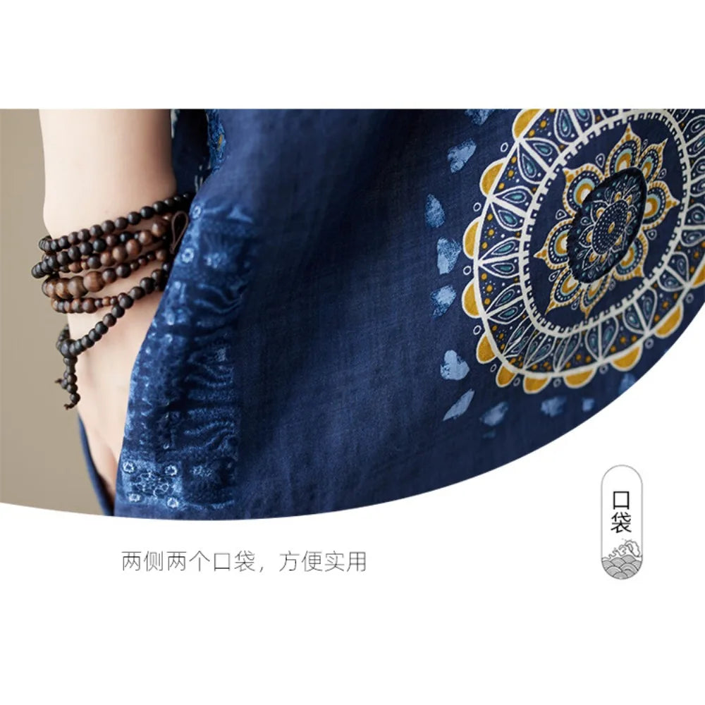Bohemian Ethnic Summer Dress – Vintage Loose Streetwear-HighTouch