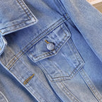 Denim Jacket For Women - Spring Autumn Korean Vintage Jean Coats.-HighTouch