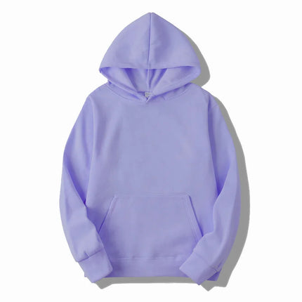 Unisex Solid-Colour Hoodie