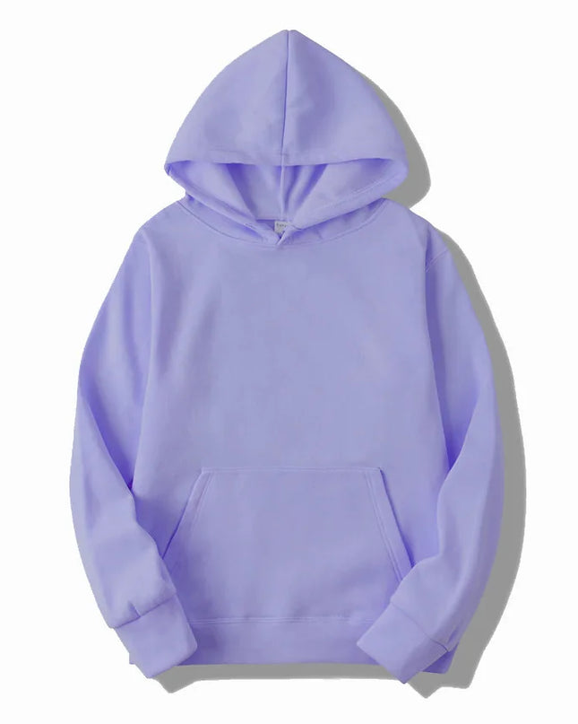 Unisex Solid-Colour Hoodie