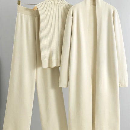 Completo lavorato a maglia in 3 pezzi