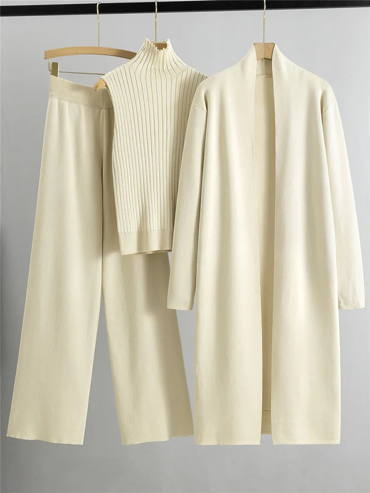3‑Piece Knit Suit-HighTouch