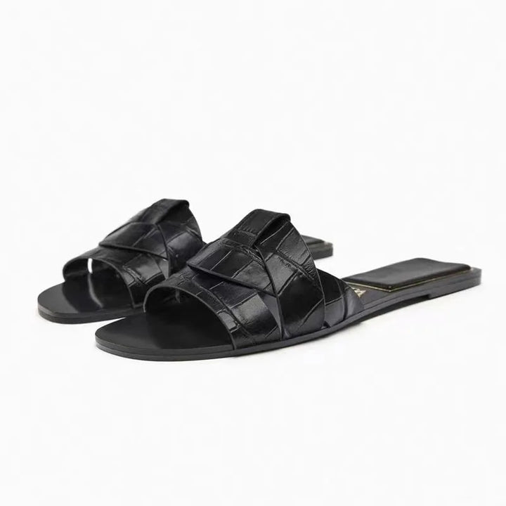 Women’s Breathable Summer Flat Slides-HighTouch