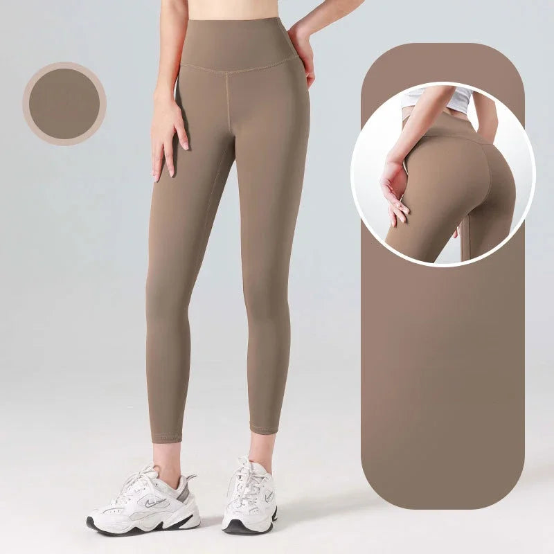 Women’s High-Waisted Fast-Dry Squat-Proof Yoga Leggings – Support & Comfort-HighTouch