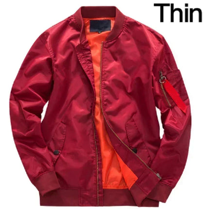 Men’s MA1 Pilot Bomber Jacket