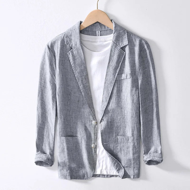Alberto Meadow Linen Blazer Jacket Men