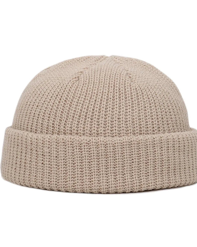Luxury Winter Knit Beanie – Warm Short Skull Cap (Unisex)