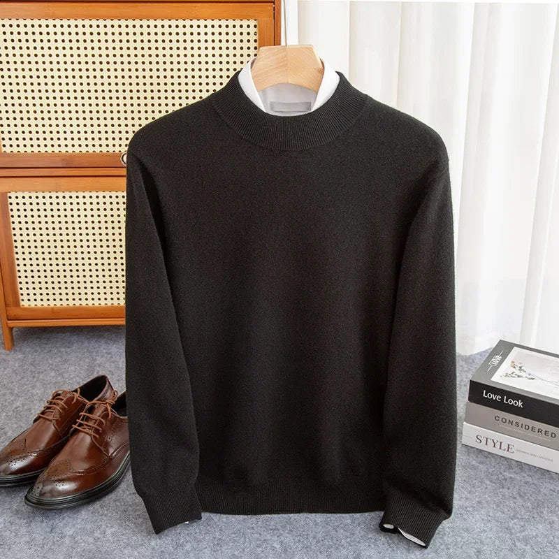 Men's Merino Wool Signature Sweater – Soft & Warm