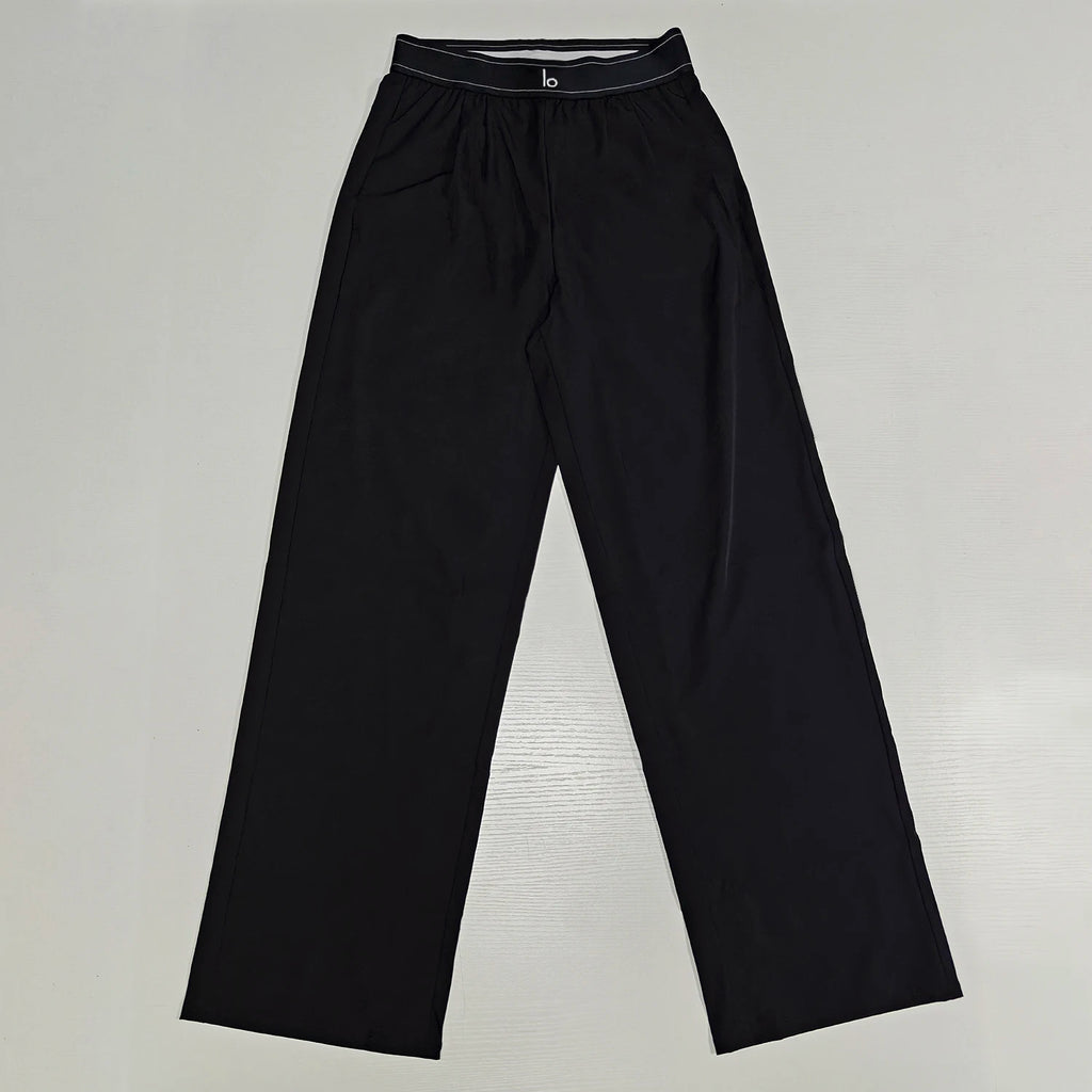 Women’s High-Waist Straight & Wide-Leg Suit Pants – Casual Chic Trousers with Pockets-HighTouch