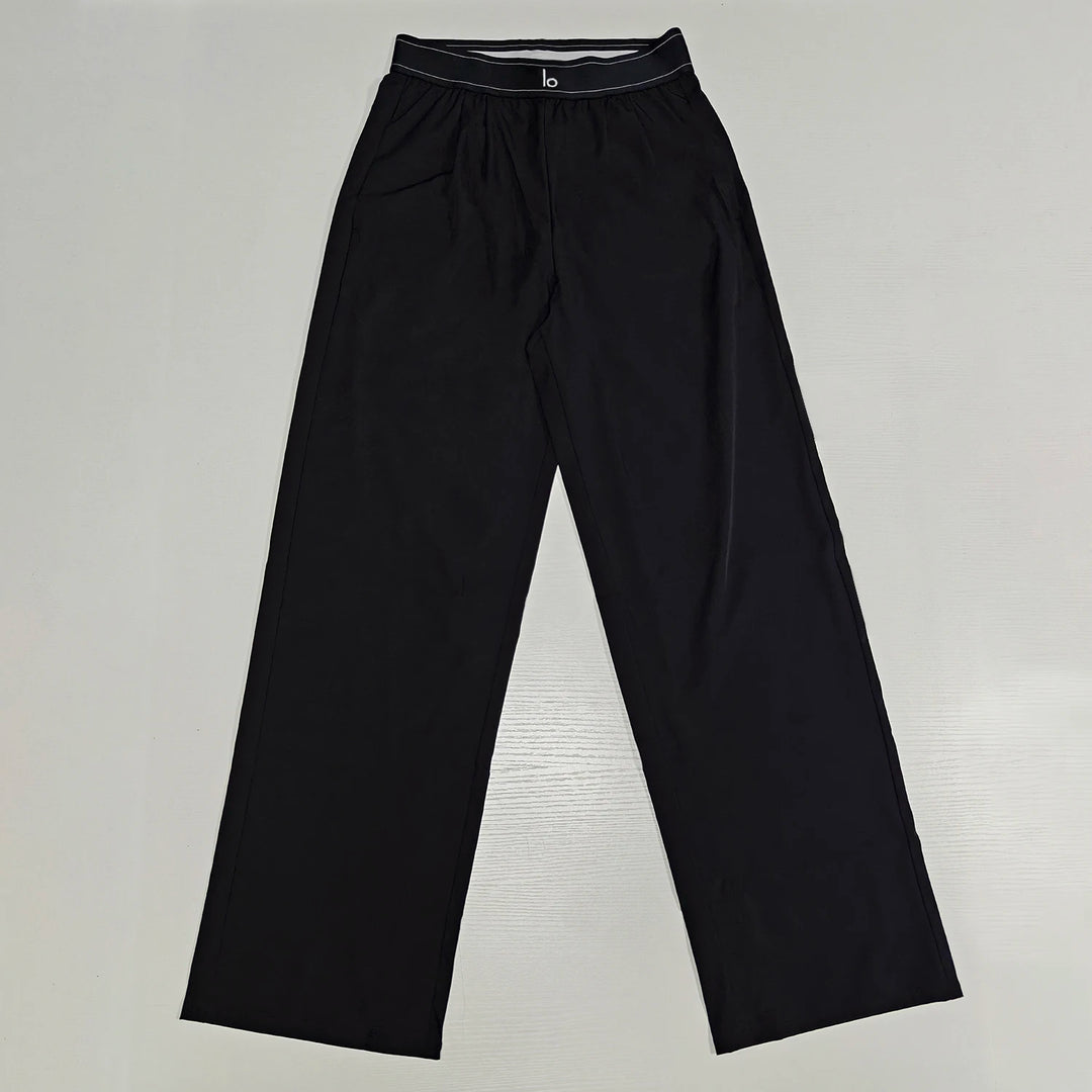 Women’s High-Waist Straight & Wide-Leg Suit Pants – Casual Chic Trousers with Pockets-HighTouch