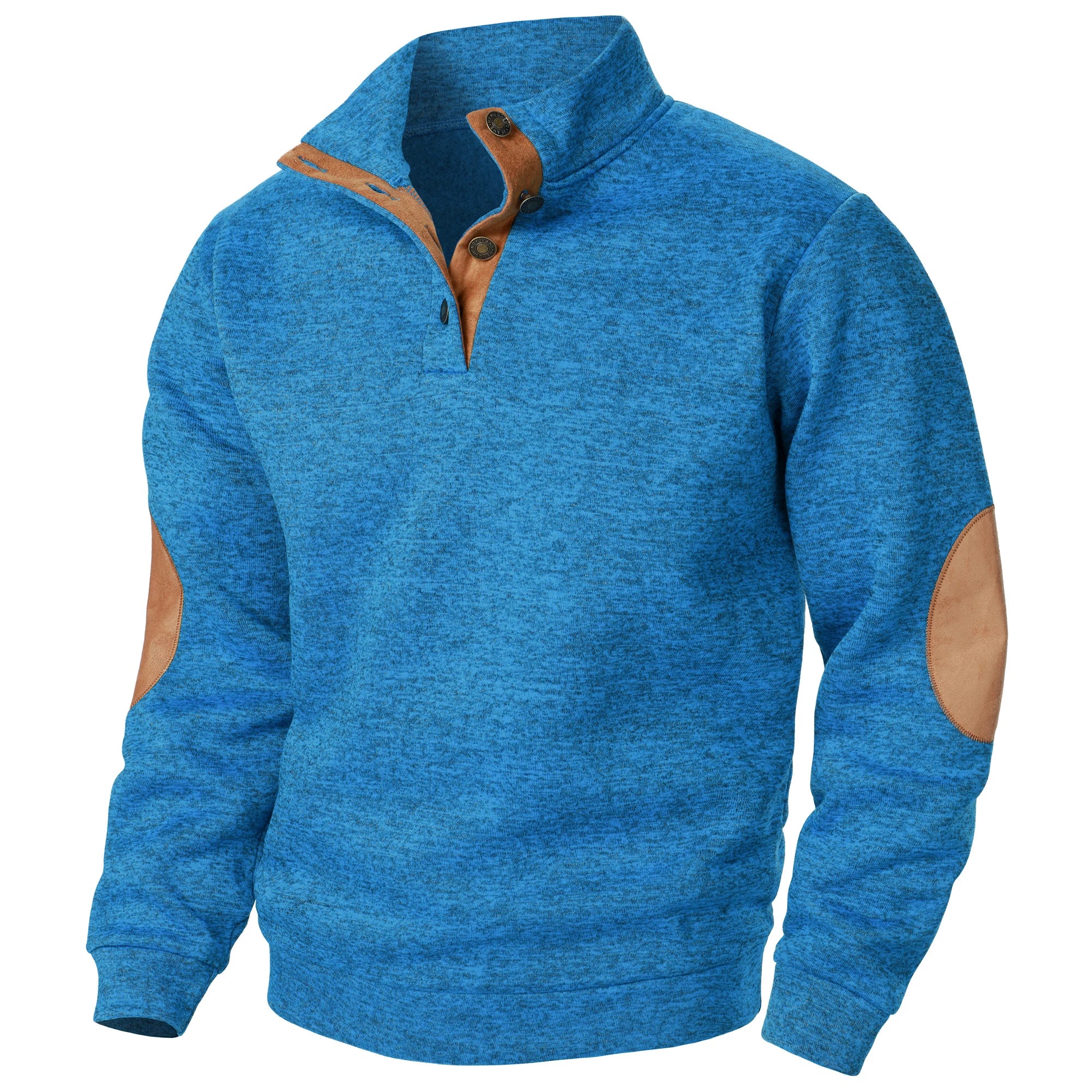 Men’s Stand Collar Knitted Sweater