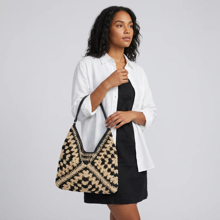 Seraphina Canvas Tote Bag - Spacious Straw Everyday Carry