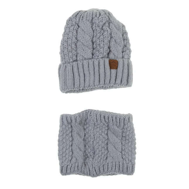 Women’s Winter Knitted Hat & Scarf Set