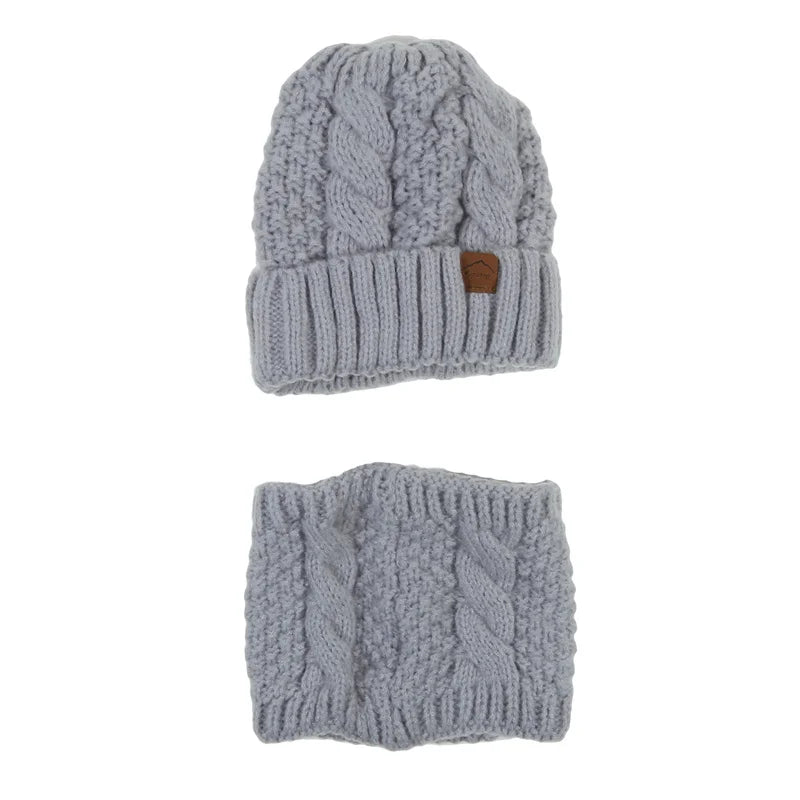 Women’s Winter Knitted Hat & Scarf Set