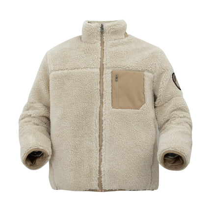 Oversized Sherpa Fleece Jacket Men