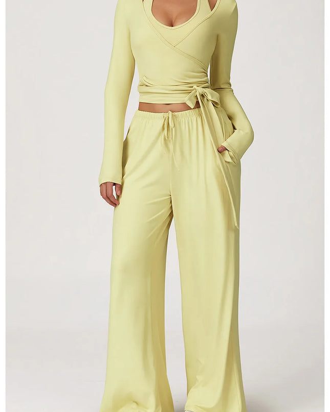 Women’s Yellow Gym Set