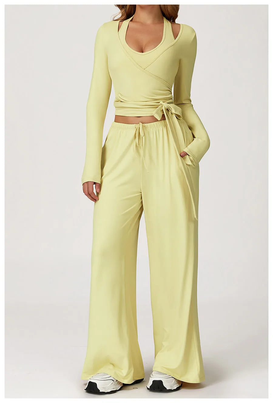 Women’s Yellow Gym Set