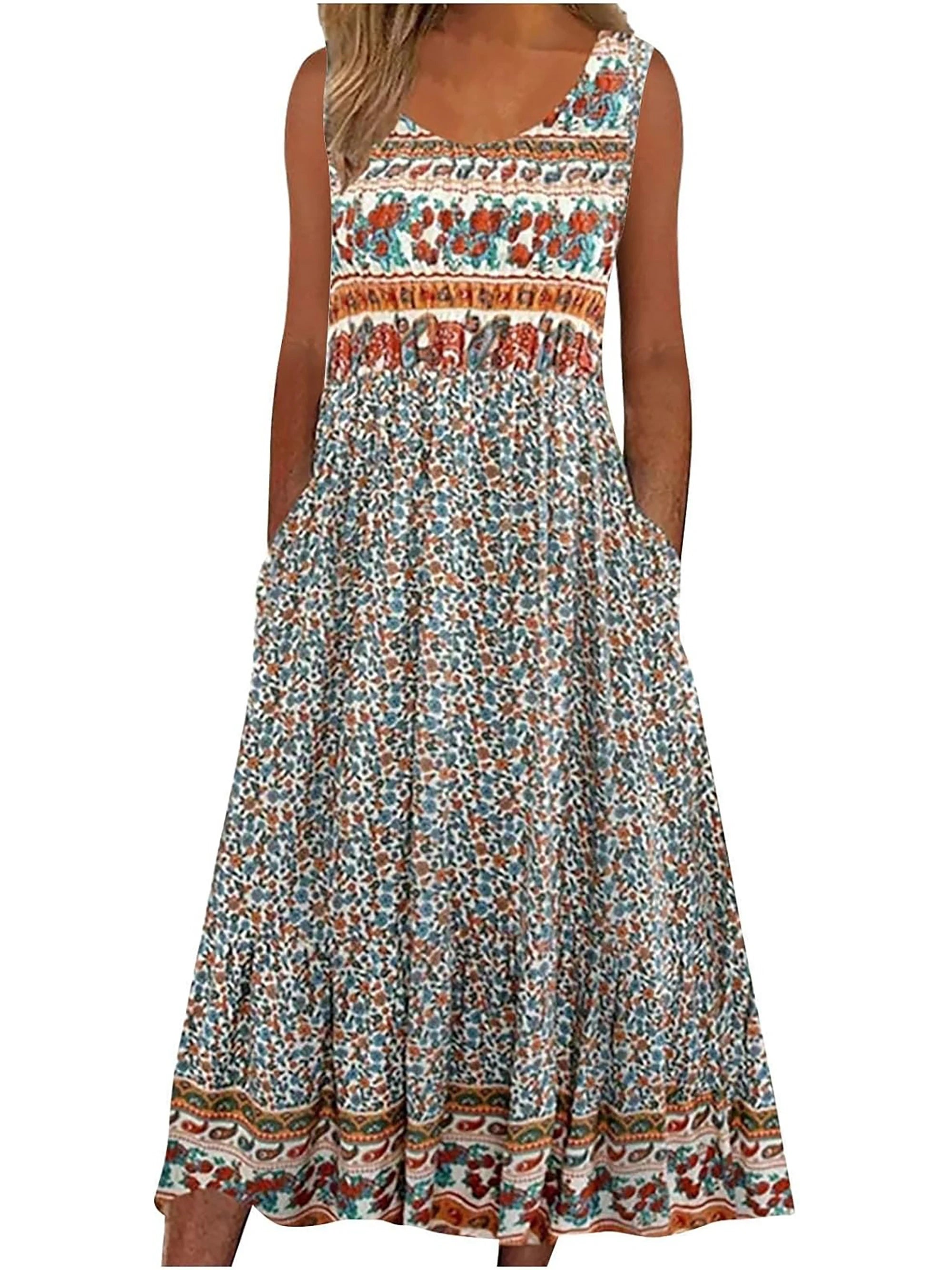Bohemian Polyester Sundress Limited
