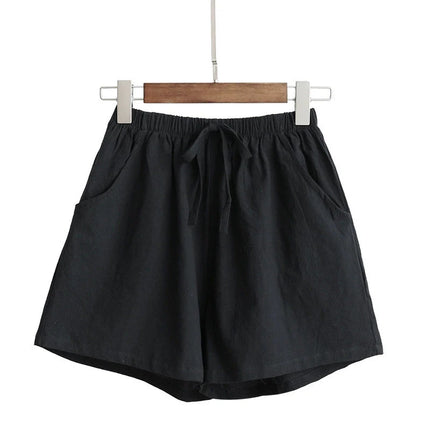 High-Waist Casual Summer Shorts – Lightweight Beach & Running Sweatpants for Women