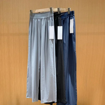 Women’s High-Waist Loose Wide-Leg Quick-Dry Pants