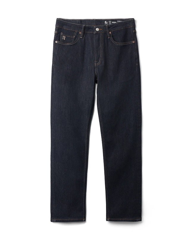 Heavyweight  Fadeless Denim Jeans Men – Regular Fit Autumn Brushed Liner