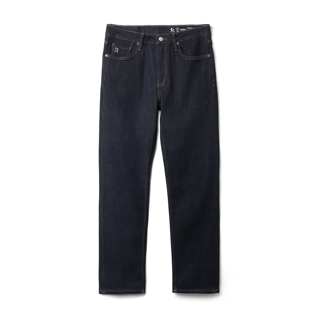 Heavyweight Fadeless Denim Jeans Men – Regular Fit Autumn Brushed Liner-HighTouch