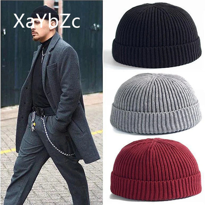 Luxury Winter Knit Beanie – Warm Short Skull Cap (Unisex)-HighTouch