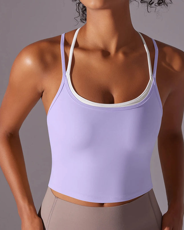 Vrouwen Effen Kleur Fitness Yoga Bh Gym Yoga Top Backless Workout Top Dames Push Up Hardloopsport Bh Sport Ondergoed Yoga Vest