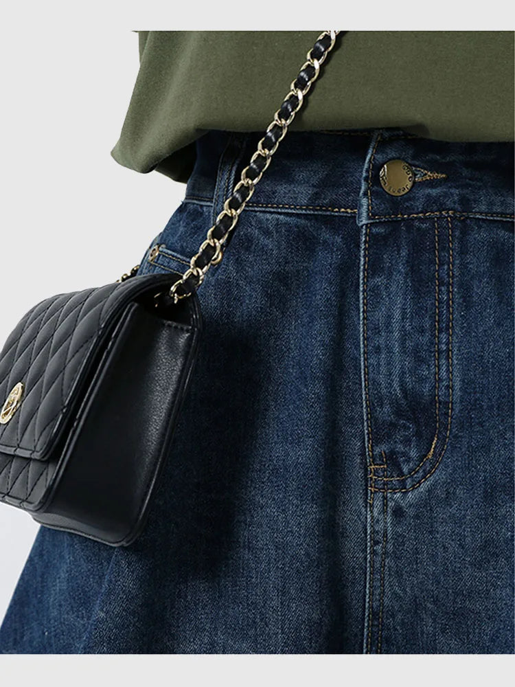 High Waist Denim Shorts Women – S-3XL Wide Leg Summer Fit