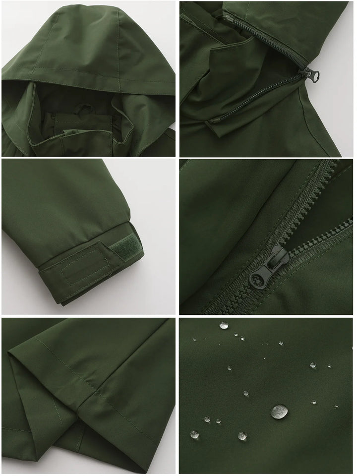Windproof Lightweight Trench Coat Women-HighTouch
