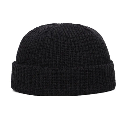 Luxury Winter Knit Beanie – Warm Short Skull Cap (Unisex)