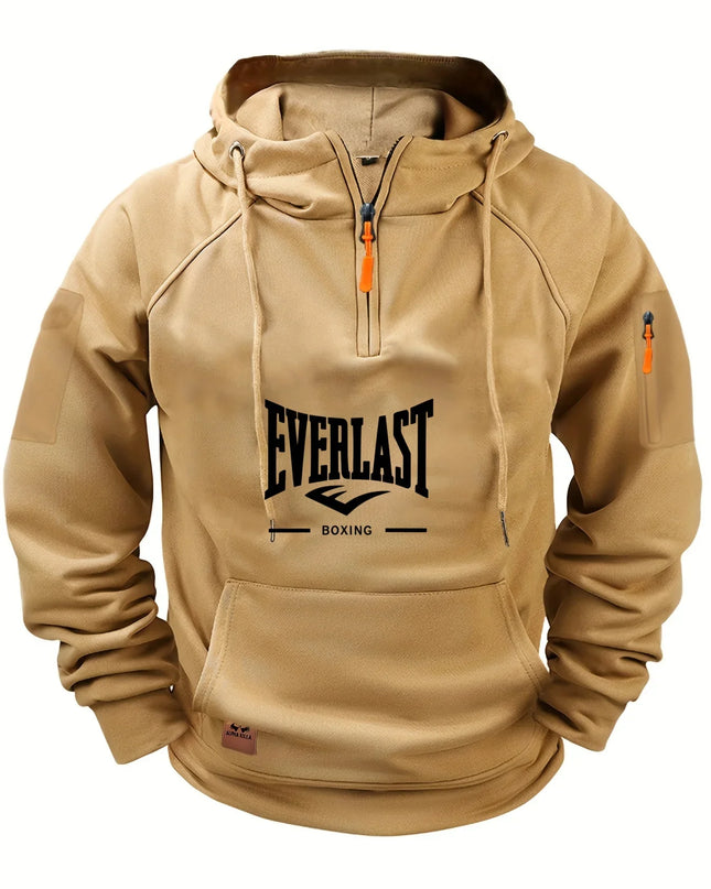 High-quality Men’s Multi-Zip Utility Hoodie – Fashionable Sweatshirt